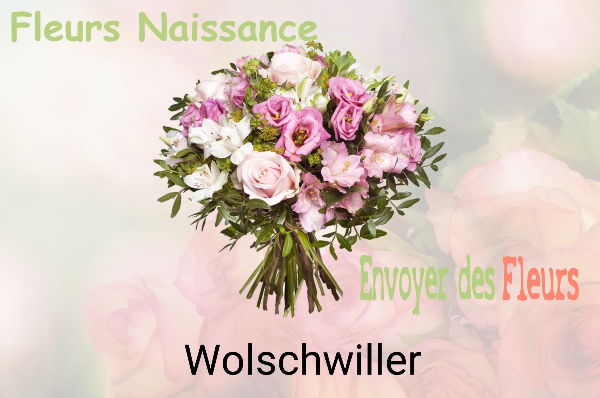 Bouquet de fleurs de naissance livré à Wolschwiller